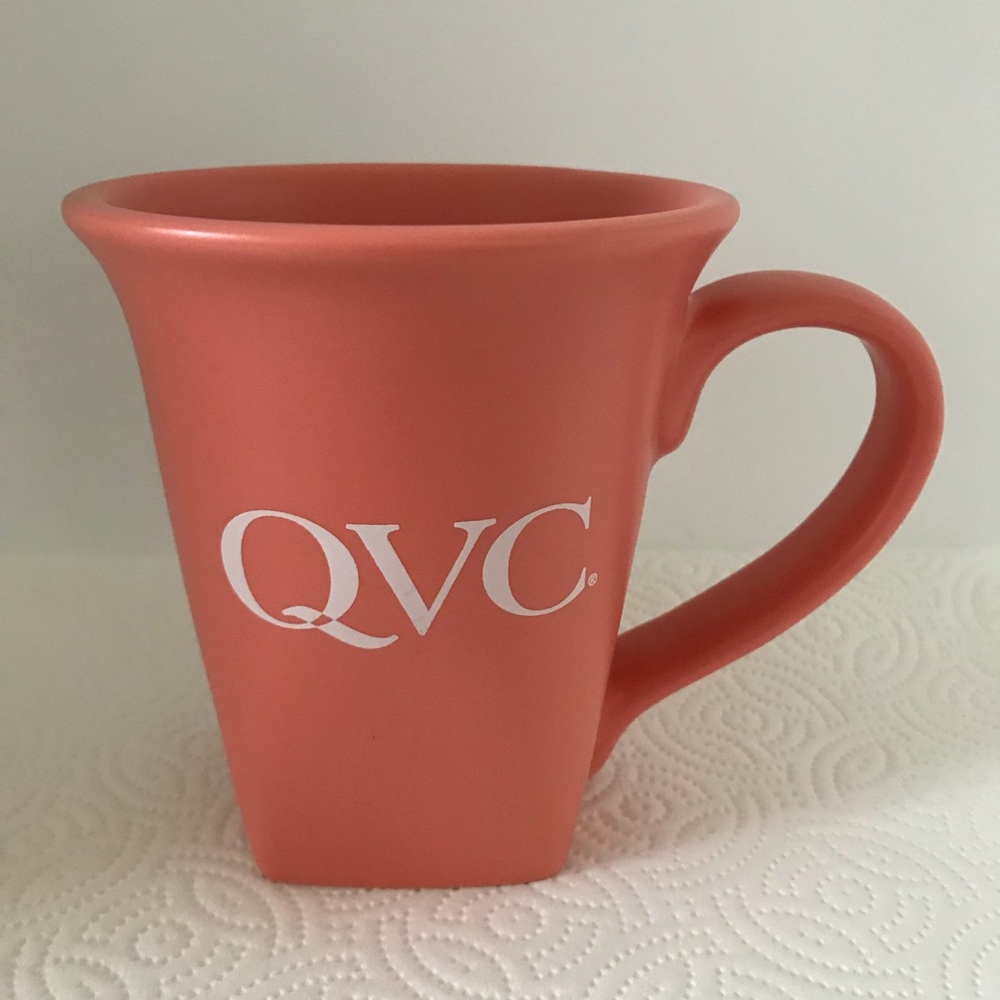 Large QVC Coffee Mug Tea Terra-cotta Look